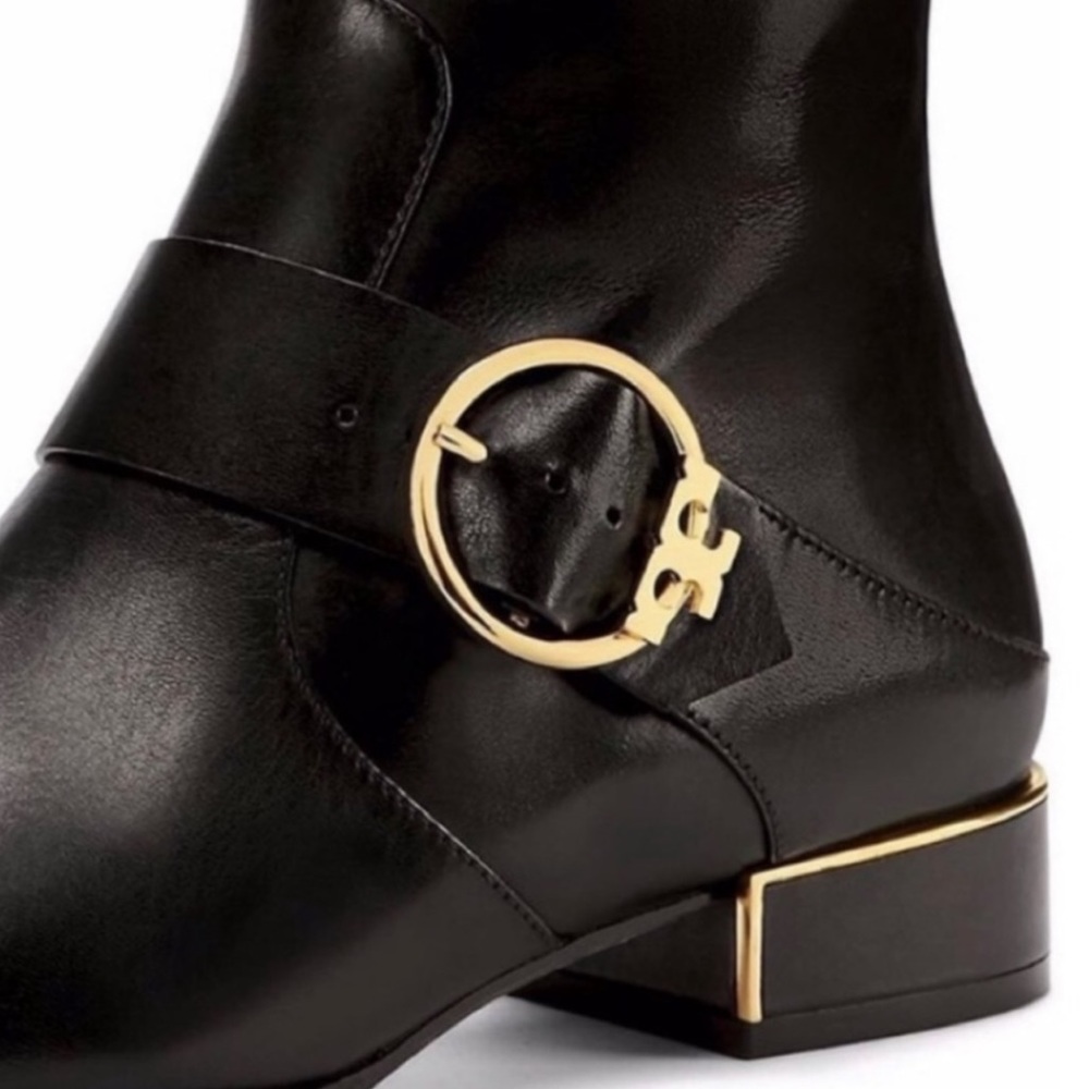NIB Tory Burch Sofia Riding Boot Leather Riding Boots - Picture 4 of 15